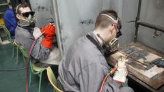 Los cursos para desempleados y ciclos de FP de soldadura del CIFP Ferrolterra registran una elevada demanda