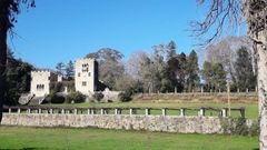 Vista del Pazo de Meirs, en Sada