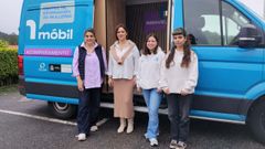 La concejala Silvia Agrafojo acudi� para comprobar el funcionamiento del servicio.