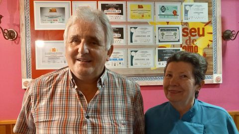 Miguel �ngel Garc�a y Clara Su�rez, fundadores de la Bodega de Miguel