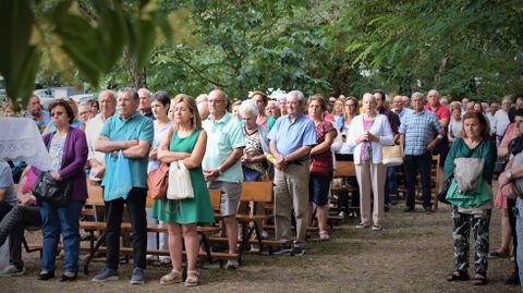Una de las eucaristías celebradas durante la romería de San Benito.