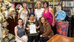 Sara Mejuto y Sara Albitres, de Amicos, acudieron a Roma.
