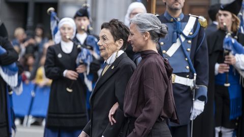 Graciela Iturbide, Premio Princesa de Asturias de las Artes 2025, en su llegada al Campoamor