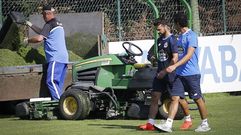 Bruno Gama, tocado el pasado jueves en Abegondo