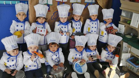 En la escuela infantil Bonecos de Vilagarc�a la tem�tica fueron las profesiones 