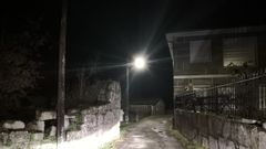 Nuevas farolas en el municipio de Sandis.