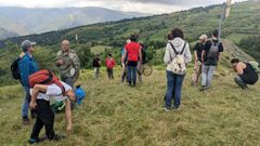 Participantes en la ltima edicin de las jornadas, celebrada en la sierra de O Courel en junio del ao pasado