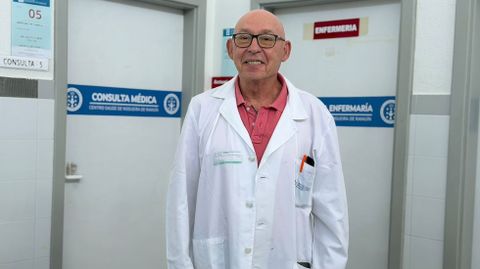 Antonio N��ez en su �ltimo d�a trabajando.