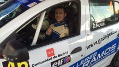 Javier Bouza, durante una de las pruebas de la Copa Dacia