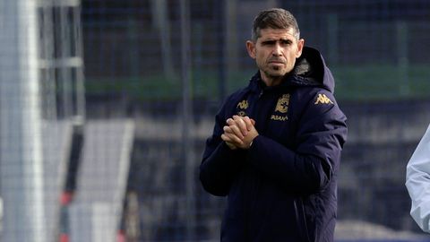Antonio Hidalgo, durante un entrenamiento en el D&eacute;por Training Center.