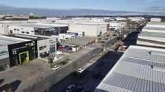 Empresas en el parque empresarial de As G�ndaras, en foto de archivo