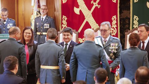Imagen del acto del 182 aniversario de la fundaci&oacute;n de la Guardia Civil celebrado este mi&eacute;rcoles en el pazo de Mari&ntilde;&aacute;n, en Bergondo.