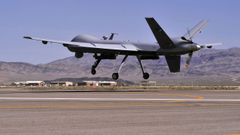 Un dron MQ-9 Reaper en la base a�rea de Creech, en Estados Unidos