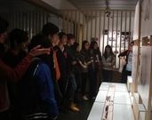 Los estudiantes del IES R�o Cabe en la fundaci�n Barri� en Vigo