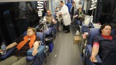 Donaci�n de sangre en Lal�n