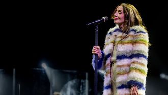 Luz Casal en una actuaci�n en el Movistar Arena este mes de enero.