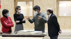 La reina Letizia, en la inauguraci�n del curso de Formaci�n Profesional en el Polit�cnico de Santiago en el 2020