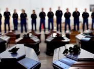 Ata�des con las v�ctimas.