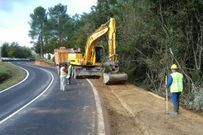Oroso inici� la construcci�n de sendas peatonales en el 2008.