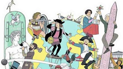 Ilustraci&oacute;n de Quino Mar&iacute;n para la portada del libro de Eduardo Torrilla, editado por Espasa