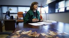 Susana L�pez Abella, en su despacho de la Secretaria Xeral de Igualdade, en una fotograf�a del a�o 2017