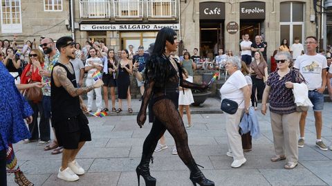 Las drag queens no faltaron en Celanova.