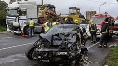 Accidente mortal en Montecelo