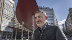 Xosé Manuel Durán, presidente de la asociación de vecinos Raigame del Ensanche de Santiago