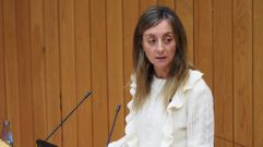 La diputada pontevedresa Paloma Castro, que afe� la conducta de los regidores �rebeldes�.