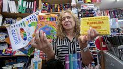 Lourdes Rodr�guez, de la librer�a Escolma, justifica que los profesores pidan el material de determinadas marcas: �No es un capricho, buscan la calidad�, indica. 