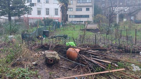 Huertas urbanas en Fontiñas