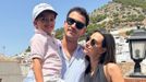 Teresa con Manuel y su hijo Bruno, de 5 aos