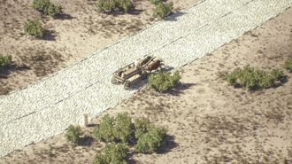 Reconstruccin de una carretera romana facilitada por el equipo del proyecto Itiner-e