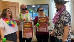 El alcalde, Gonzalo Dur�n, y varias concejalas anunciaron el evento