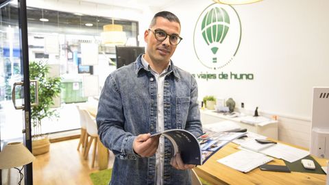 Adri�n Albar, de la agencia de Pontevedra Los Viajes de Huno