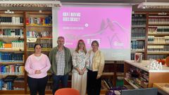 La concejala de Igualdade, Ana Barreiro (en el centro), fue la encargada de clausurar el taller organizado por el CIM en el CIFP Coroso