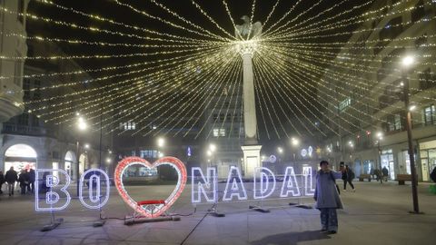Alumbrado de Navidad en Lugo