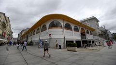 Praza de Abastos, y a la izquierda el Mercado Municipal de Lugo