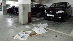 Escenario del crimen de la calle Rosal�a de Castro