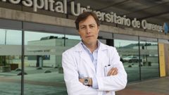 Mois�s Rodr�guez, jefe del Servizo de Cardiolox�a del Hospital Universitario de Ourense (CHUO).