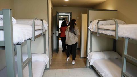 Las remodeladas estancias para peregrinos