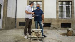 Baltar present el resultado de los sondeos junto a un responsable de la empresa que contrat para su ejecucin