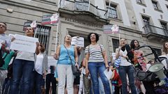 Rechazo en Pontevedra a la libertad de La Manada