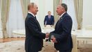 Vladimir Putin y Steve Witkoff durante su reunin en el Kremlin.
