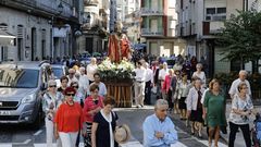 Procesi�n de la imagen de san Cibrao por O Carballi�o