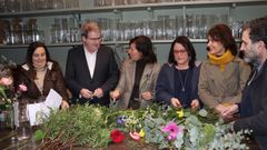 Manuel Pardo visit� la tienda Brioenflor de la ciudad de Ourense