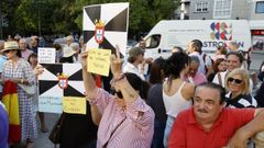 Concentraci�n en apoyo a Ceuta en Arousa.