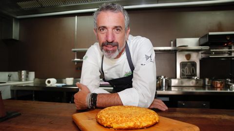 El chef Pepe Solla, de Casa Solla, en Poio (Pontevedra)