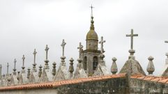 Cementerio e iglesia de Cospindo, en Ponteceso