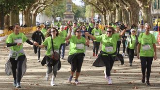 Carrera contra el c�ncer en Ferrol el pasado 9 de noviembre
